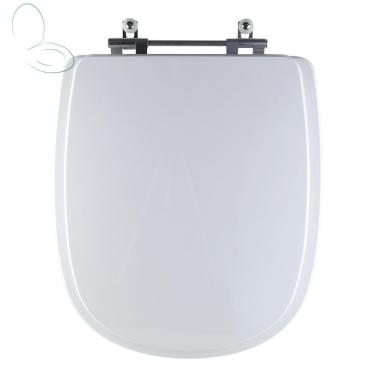 Imagem de Assento Sanitário Tampa de Vaso Branco MDF Laqueado Sabatini para bacia Icasa
