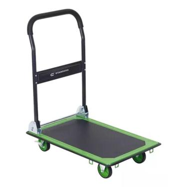 Imagem de Carrinho De Carga Dobravel Plataforma 150kg Aço Roda Maciça