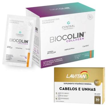 Imagem de Kit Biocolin - Collagen - 7G 30 Sachês - Central Nutrition + Cabelos E