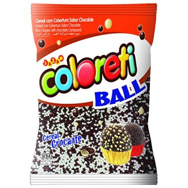 Imagem de Confete Chocolate Coloreti Micro Ball Preto e Branco - 500g