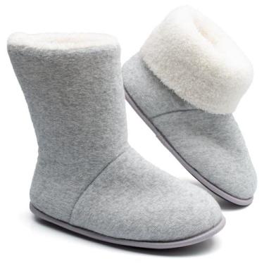 Imagem de Pantufa Bota Feminina Peluciada Calçado De Inverno Super Quentinha - M