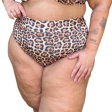 Imagem de Calcinha Avulsa Plus Size Hot Pants Onça - Califórnia Brasil