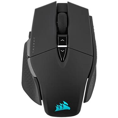 Imagem de Corsair M65 RGB Ultra Wireless, mouse para jogos sem fio FPS ajustável, preto