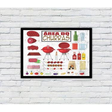 Imagem de Placa Decorativa MDF Cantinho do Churrasco 42