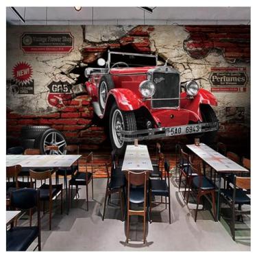 Imagem de TUYIFA Papel de parede 3D papel de parede trabalho carro sala de estar quarto TV sofá fundo mural de parede (158''x110'' (400x280cm), pano de seda)