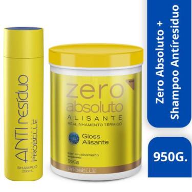 Imagem de Kit Botox  Zero Absoluto 950 G + Shampoo Anti Residuo 250 Ml Probelle