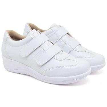 Imagem de Sapato Ortopédico Feminino Conforto Mocassim Anti Stres Casual Leve Confortável Macio-Feminino