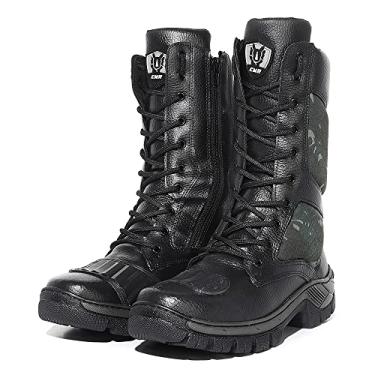 Imagem de Bota Coturno Masculina Adventure Casual Militar Proteção Marcha Cano Longo Motociclista Rocam Trilha Caça Pesca Tamanho: