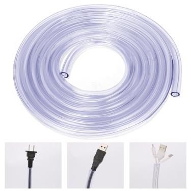 Imagem de WEDAWN Protetor de cabo para cães e gatos da Pets No-Chew Solution, capa de cabo flexível para animais de estimação, 10 pés/2 mm de espessura, tubo protetor de fio de 1/5.1 cm de diâmetro para cabo,