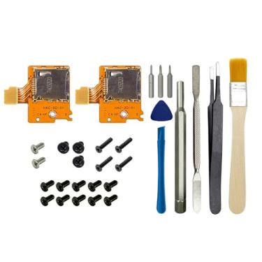 Imagem de Onyehn Kit de reparo de substituição de placa de slot de cartão micro SD para slot de cartão SD Nintendo Switch NS TF