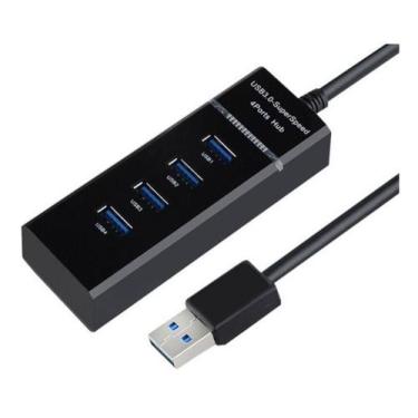 Imagem de Expansor Hub Usb 3.0 4 Portas Com Led Super Rápido 5.0 Gbps - ROHS