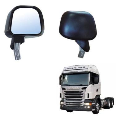 Imagem de Retrovisor Auxiliar Scania Serie 4 E 5 Sem Desembaçador - Globo