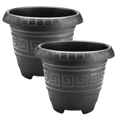Imagem de Kit 2 Vasos Grandes de Chão 26 Litros para Plantas e Jardins - Plasmon