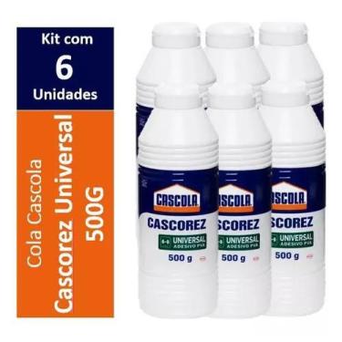 Imagem de Kit com 6 - Cascola Cascorez Universal 500g