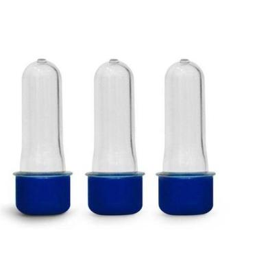 Imagem de Kit 50 Mini Tubete Acrílico tampa azul Para Personalizar Festa - Lynx 