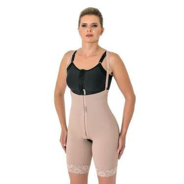 Imagem de Cinta Calção Cirúrgica Modeladora Curta Confort 1082 Mabella, Castanho