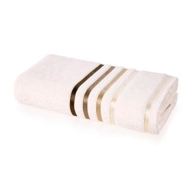 Imagem de Toalha de Rosto Lumina Fio Penteado Karsten 48x80CM, YVORI/MARROM