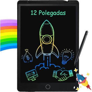 Imagem de Lousinha Mágica Grande Preta Para Crianças Escrever Desenhar - TOYS 2U