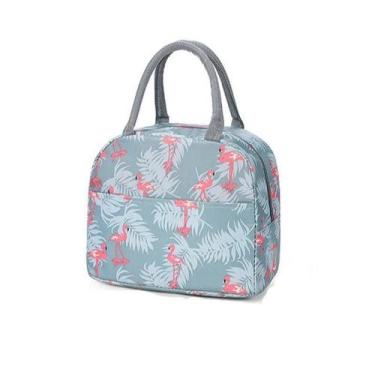 Imagem de Bolsa Termica Feminina Fitness Marmita Necessaire - Flamingo - Importa