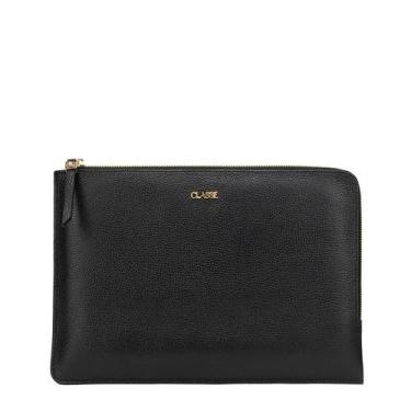 Imagem de Pasta Executiva Feminina Porta Notebook Classe Couro Feminino, Preto