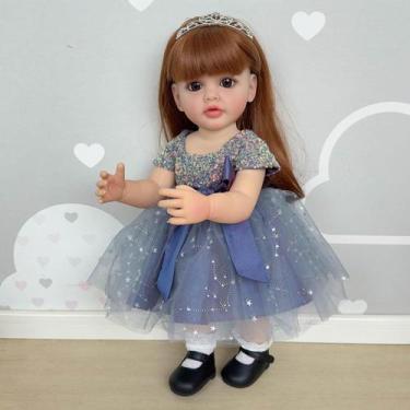 Imagem de Bebe Reborn Menina 100% Silicone 57 Cm - Bia - PRO BABY