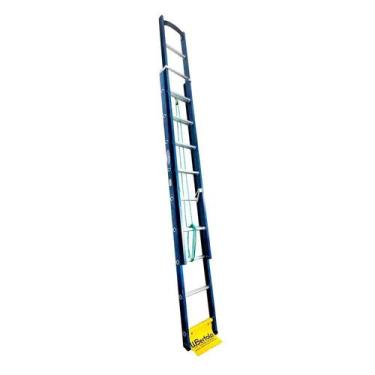 Imagem de Escada em Fibra Extensível Vazada 15 Degraus 2,90x4,70m Premium WBerto