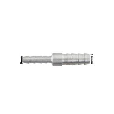 Imagem de Conexão Nipe Emenda Redução 1/2 x 5/16 14mm 9mm Alumínio - PARAISO DAS