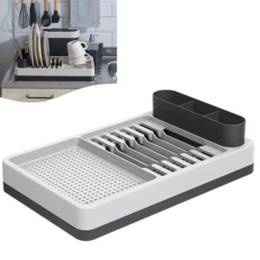 Imagem de Escorredor De Louças Pratos Copos Talheres Bancada Cozinha Flat - 1700