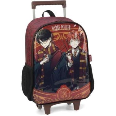 Imagem de Mochila Grande Rodinha Escolar Infantil Harry Potter - Luxcel