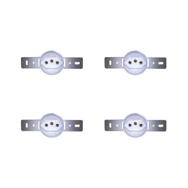 Imagem de Kit C/4 - Conjunto Para Condulete Perlex Tomada 2 Polos +...