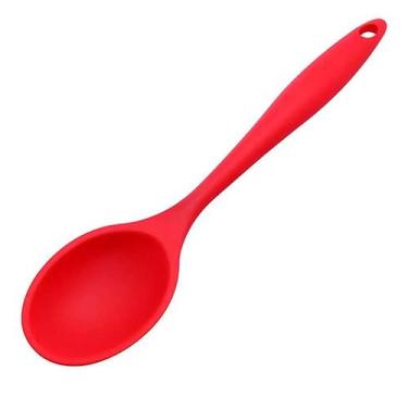 Imagem de Colher Pegar Arroz de Silicone 27X6cm Antiaderente Não Risca - SQ Impo