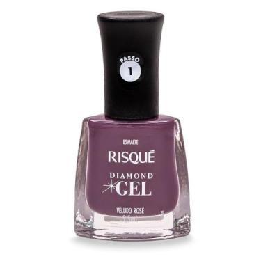 Imagem de Risqué Esmalte Diamond Gel Veludo Rosé Cremoso 9 5Ml Veludo Rose