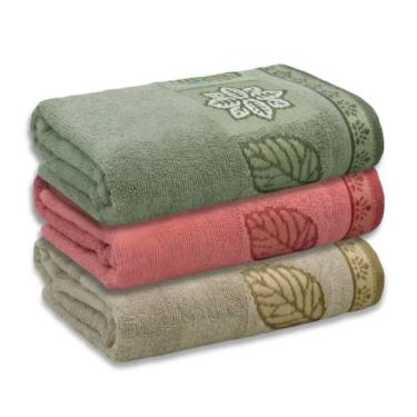 Imagem de Kit C/ 3 - Toalhas de Rosto - Felpuda - Folliage - 100% Algodão - Appe