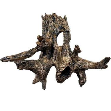 Imagem de Enfeite ornamento aquarios tronco raiz de aroeira em resina - FRAGATA