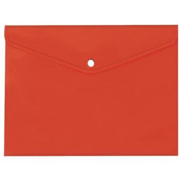 Imagem de Pasta A4 C/ Botão De Pressão Cores a Escolha - ACP,  Vermelho