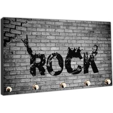 Imagem de Porta Chaves Bandas Rock and roll Organizador Chaveiro - Vital Quadros