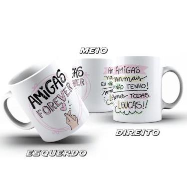 Imagem de Caneca Personalizada Amiga 01 - Zion custon, Branco