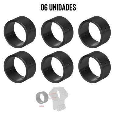 Imagem de Combo 06 un. Tubo Adaptador Para Luneta 30mm para 24.4mm - AR15 Sport