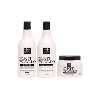 Imagem de Kit Cavalo Forte Hboni Cosméticos 500ml Home Care