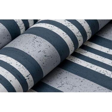 Imagem de Papel de Parede Texturizado Listrado Metalizado - PP409-1 - Dero Decor
