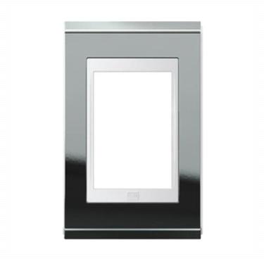 Imagem de  refinatto placa 4x2 3 posições concept branco/titanio  - weg