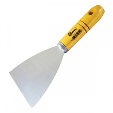 Imagem de Espatula Compel Aco 10 C/Cabo Madeira . / Kit C/ 6 Unidades