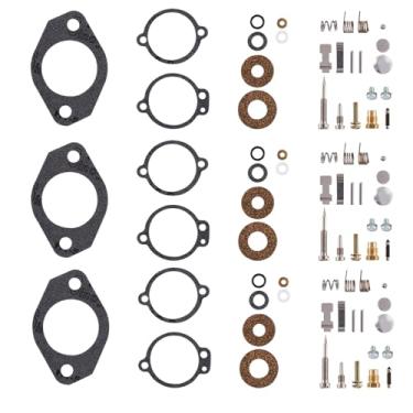 Imagem de Kit de reparo de carburador 3 peças 1395-5109-1 para motor de popa Mercury 35 40 65 70 75 90 105 115 150 HP Inlines 2 e 6-Cyl. Sierra: 18-97352 1395-51091,4556,456,4. 557,4
