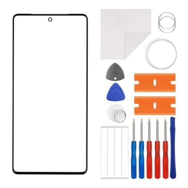 Imagem de E-yiiviil Substituição do digitalizador de lente de vidro frontal com conector compatível com Google Pixel 7 Pro de 6,7 polegadas com ferramentas