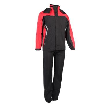 Imagem de Terno de Chuva para Motocicleta, Jaqueta de Chuva Leve e à Prova D'água Com Capa de Sapato Escondida para Passeios Ao Ar Livre (M)