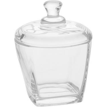 Imagem de Potiche Vidro Vaso Bomboniere 11x8x8cm Transparente