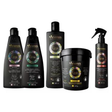 Imagem de Kit Arvensis Cachos Shampoo Condicionador Ativador Crespos e Crespíssi