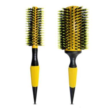 Imagem de 2 Escovas Cabelo Redonda Cerdas Duplas Térmica 16mm + 43mm - Hairdo, E