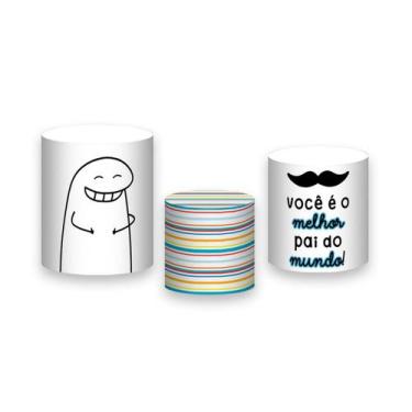 Imagem de Trio De Capa Cilindro - Dia Dos Pais Flork Melhor Pai Do Mundo 009 - V