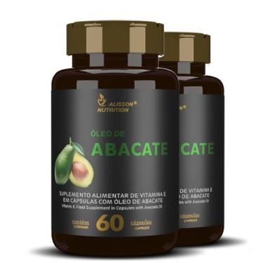 Imagem de Oleo de Abacate Persea Americana 120 cápsulas Alisson Nutrition